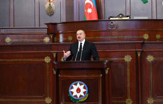Ilham Aliyev, the President of the Republic of Azerbaijan