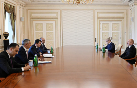 President Ilham Aliyev received Deputy Prime Minister of Uzbekistan - UPDATED 