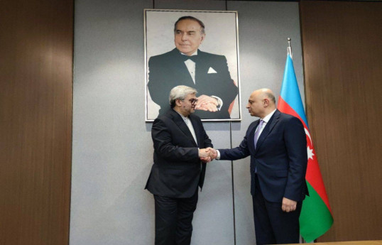 Azerbaijani Deputy FM met with Alireza Mahmoudi, Director General of Consular Affairs at the Iranian MFA-PHOTO -UPDATED 