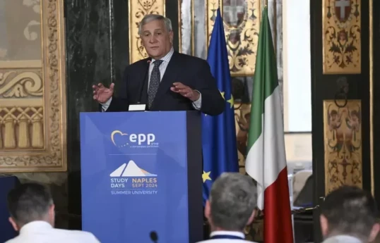 Antonio Tajani, Deputy Prime Minister and Minister of Foreign Affairs of the Italian Republic