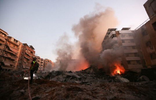 Israel strikes Beirut suburb, Nasrallah's fate unclear after Friday's massive attack