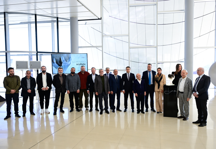 "My Heart is Yours" art composition unveiled at the Heydar Aliyev Center