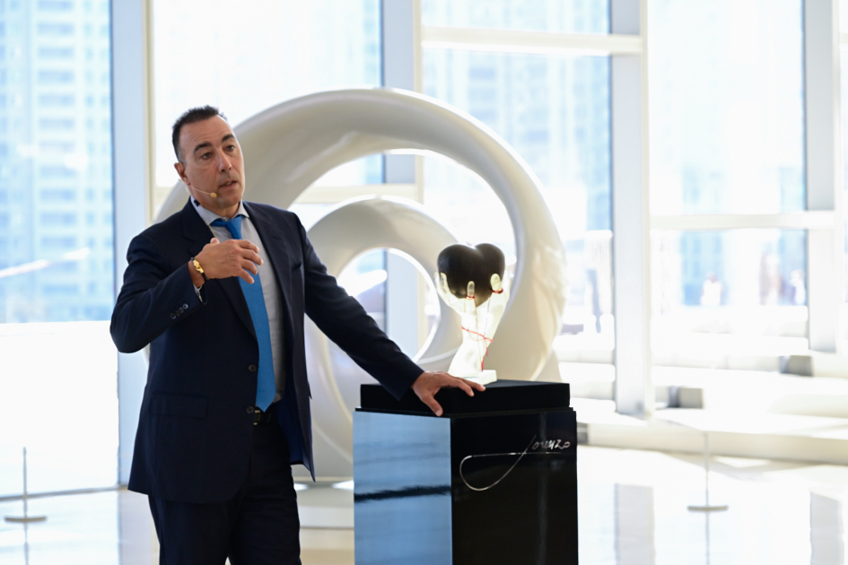 "My Heart is Yours" art composition unveiled at the Heydar Aliyev Center