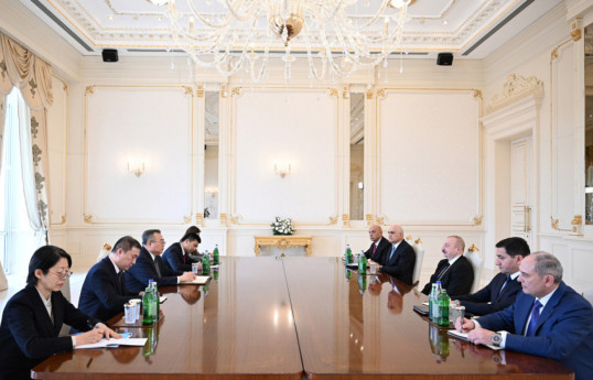 President Ilham Aliyev received Minister of International Department of Central Committee of Communist Party of China-UPDATED 