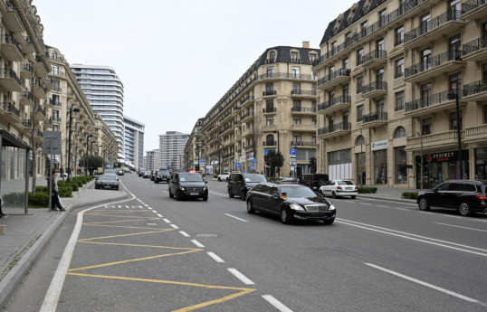 German President Frank-Walter Steinmeier visits Baku White City