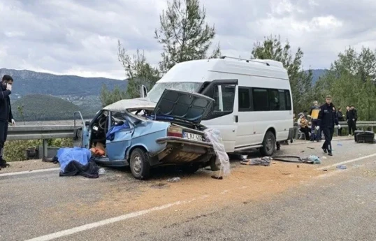 Five family members die in traffic accident in Türkiye