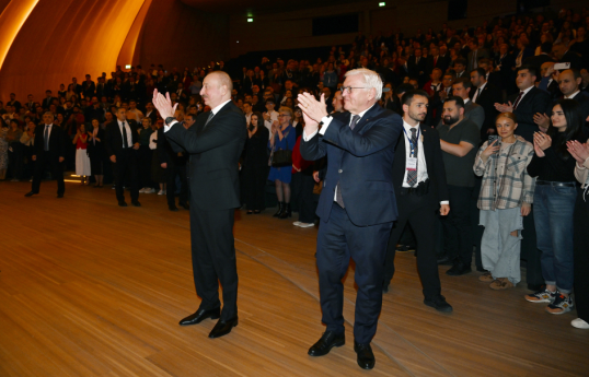 Presidents of Azerbaijan and Germany attended concert at Heydar Aliyev Center-PHOTO 