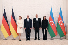 Official welcome ceremony was held for President of Germany Frank-Walter Steinmeier