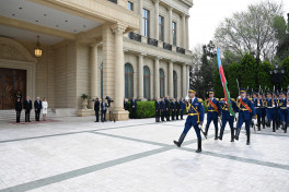 Official welcome ceremony was held for President of Germany Frank-Walter Steinmeier
