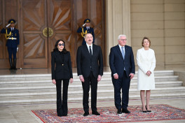 Official welcome ceremony was held for President of Germany Frank-Walter Steinmeier