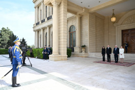 Official welcome ceremony was held for President of Germany Frank-Walter Steinmeier