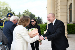 Official welcome ceremony was held for President of Germany Frank-Walter Steinmeier