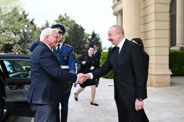 Official welcome ceremony was held for President of Germany Frank-Walter Steinmeier