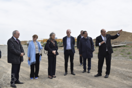 EU officials familiarize themselves with ongoing reconstruction efforts in Aghdam