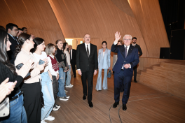 Presidents of Azerbaijan and Germany attended concert at Heydar Aliyev Center-PHOTO 