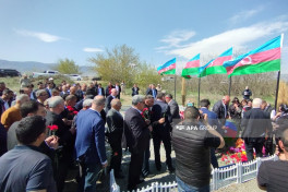 Bakhtiyar Guliyev, one of the first martyrs of Garabagh commemorated 32 years later in cemetery where he was buried -PHOTO 