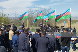 Bakhtiyar Guliyev, one of the first martyrs of Garabagh commemorated 32 years later in cemetery where he was buried -PHOTO 
