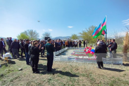 Bakhtiyar Guliyev, one of the first martyrs of Garabagh commemorated 32 years later in cemetery where he was buried -PHOTO 