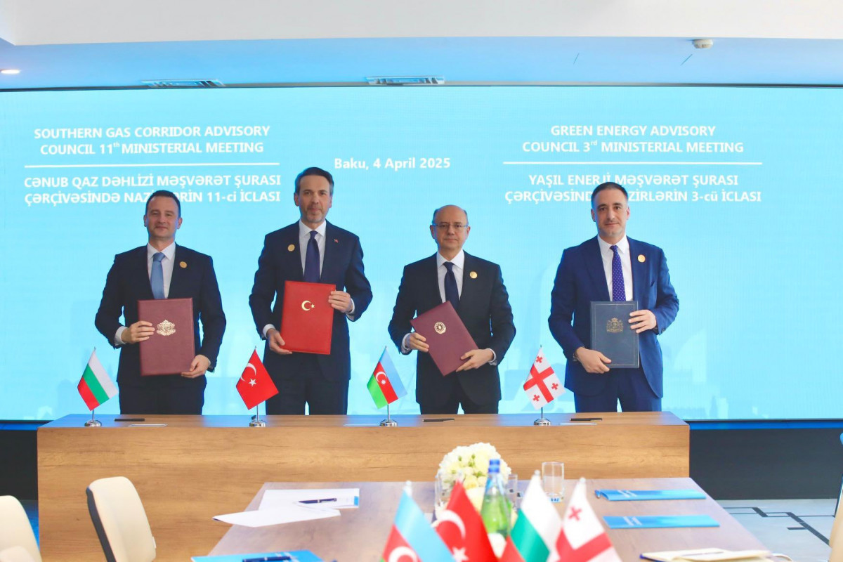 Memorandum of Understanding signed on Azerbaijan-Georgia-Türkiye-Bulgaria Green Energy Corridor