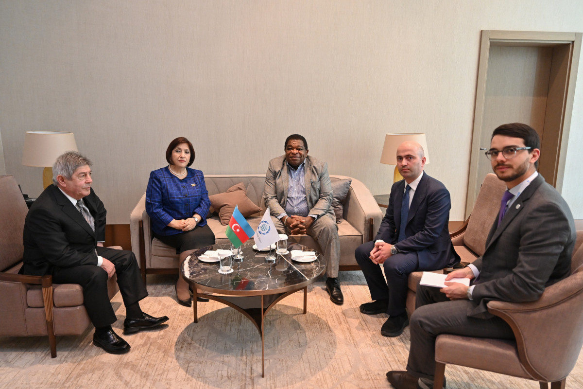 Speaker of Milli Majlis Sahiba Gafarova Meets with Secretary General of Inter-Parliamentary Union Martin Chungong