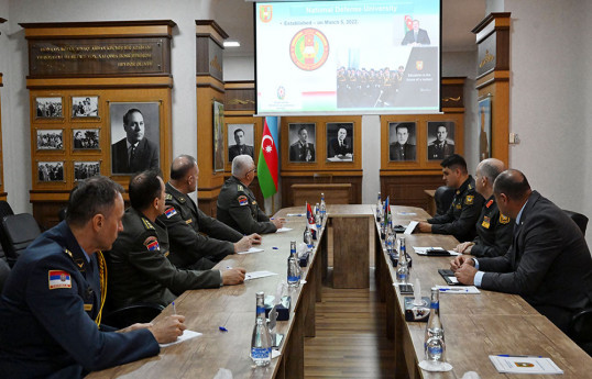 Representatives of Serbian University of Defense visit Azerbaijan Army’s special educational institutions-VIDEO 