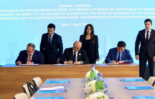 Azerbaijan, Kazakhstan, Uzbekistan will cooperate with ADB and AIIB on Caspian Green Energy Corridor
