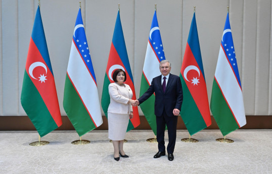 Speaker of Azerbaijan’s Parliament meets with President of Uzbekistan