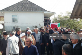 Azerbaijani serviceman killed in ammunition explosion in Jabrayil buried in Lankaran -PHOTO -UPDATED 
