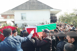 Azerbaijani serviceman killed in ammunition explosion in Jabrayil buried in Lankaran -PHOTO -UPDATED 