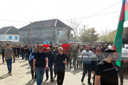 Azerbaijani serviceman killed in ammunition explosion in Jabrayil buried in Lankaran -PHOTO -UPDATED 
