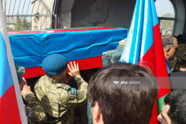 Azerbaijani serviceman killed in ammunition explosion in Jabrayil buried in Lankaran -PHOTO -UPDATED 