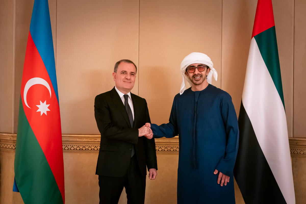 Azerbaijani FM discussed peace efforts in region with UAE FM
