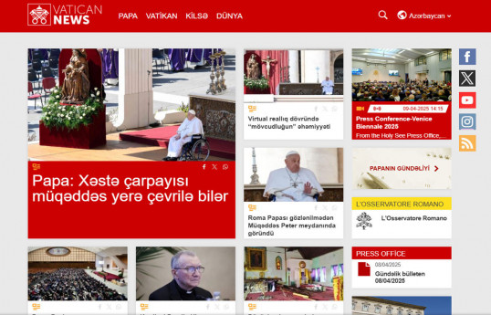 Vatican News launches Azerbaijani language service