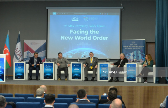 Panel session as part of the 7th ADA Political Forum held in Khankendi -PHOTO 