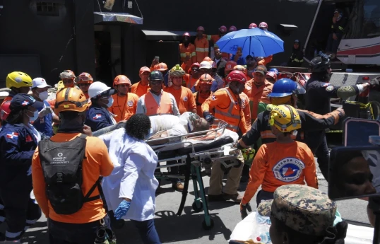 At least 44 dead and 160 injured in roof collapse at nightclub in the Dominican Republic