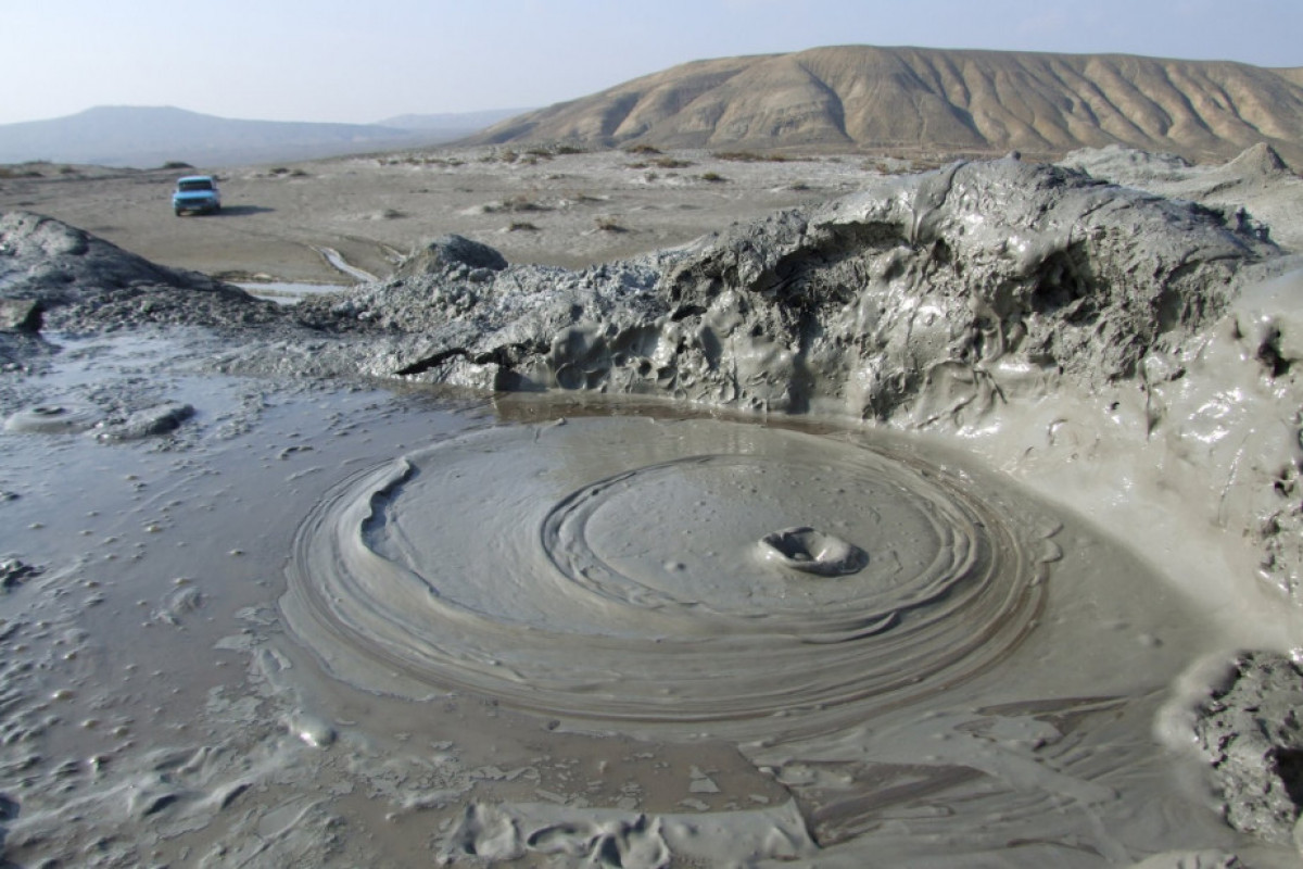 Mud volcano erupted in Azerbaijan