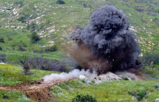 Armenian soldier injured in mine explosion
