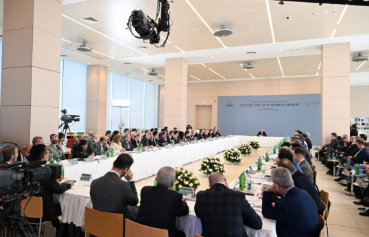 International Forum themed “Facing the New World Order” was held at ADA University with participation of President Ilham Aliyev-UPDATED -VIDEO 