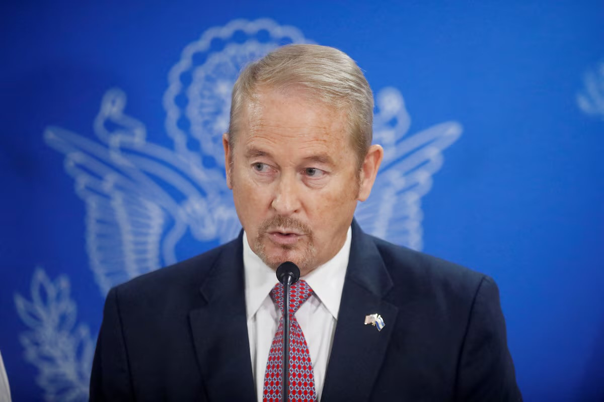 Ronald Johnson, then newly appointed U.S. Ambassador to El Salvador