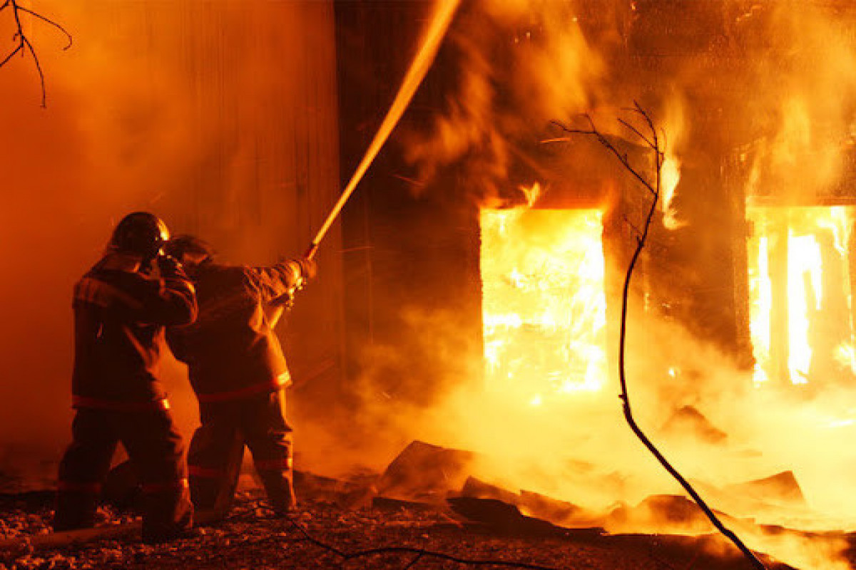 House fire in Azerbaijan