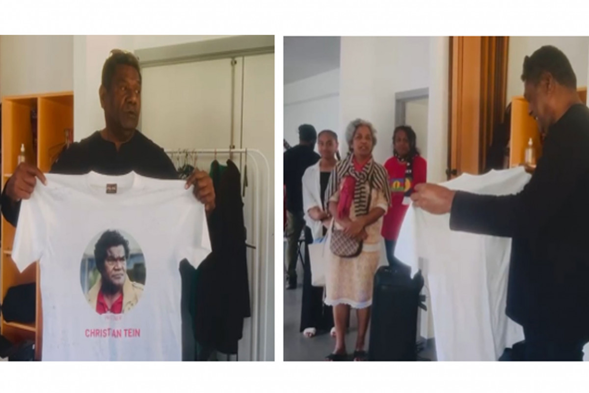 BIG presented its symbolic gift to leader of Kanaks held in French prison -PHOTO 