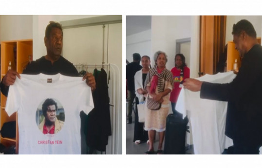 BIG presented its symbolic gift to leader of Kanaks held in French prison -PHOTO 