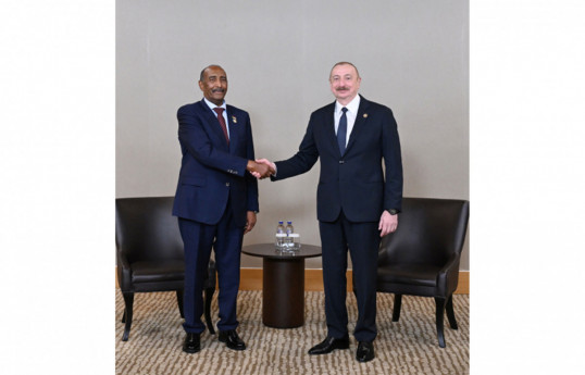 President Ilham Aliyev met with President of Transitional Sovereignty Council of Sudan in Antalya-UPDATED 