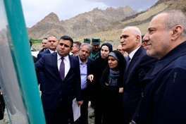 Azerbaijan and Iran delegations conduct joint review of projects in Zangilan and Nakhchivan -PHOTO 