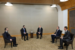 President Ilham Aliyev met with Interim President of Syria in Antalya-UPDATED 