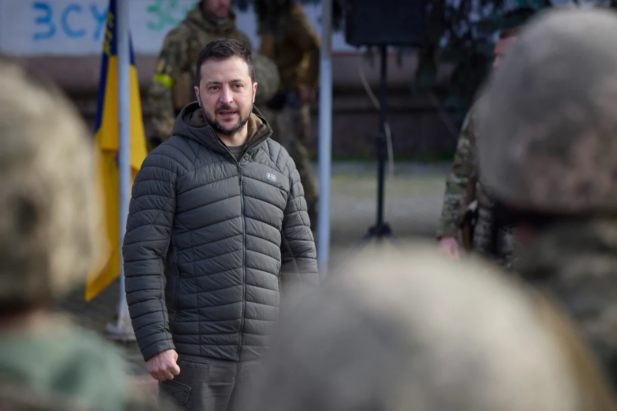 Ukrainian President Volodymyr Zelensky