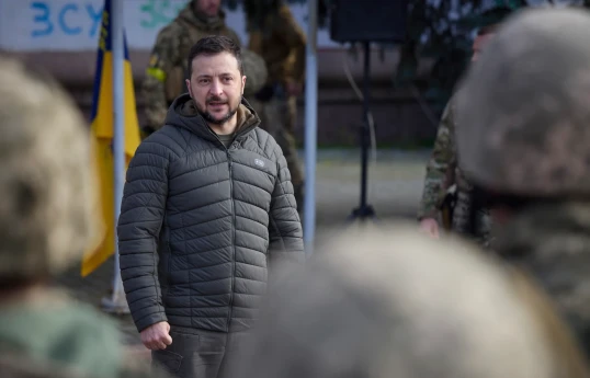Ukrainian President Volodymyr Zelensky