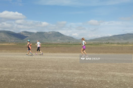 Movement in Aghdam-Khankendi direction of II Khankendi Ultramarathon underway-PHOTOLENT 