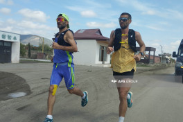 Movement in Aghdam-Khankendi direction of II Khankendi Ultramarathon underway-PHOTOLENT 
