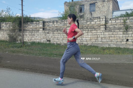 Movement in Aghdam-Khankendi direction of II Khankendi Ultramarathon underway-PHOTOLENT 